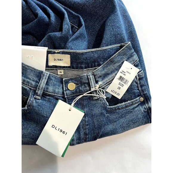 DL1961 Women's Flare & Wide Leg Jeans - Blue - Picture 5 of 5